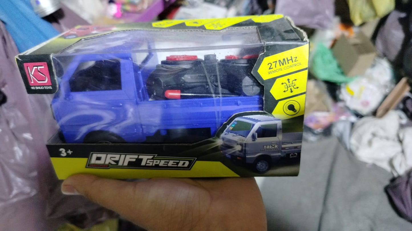 Drift Speed 27MHz Remote Control RC Toy Truck for Kids (Random Color)