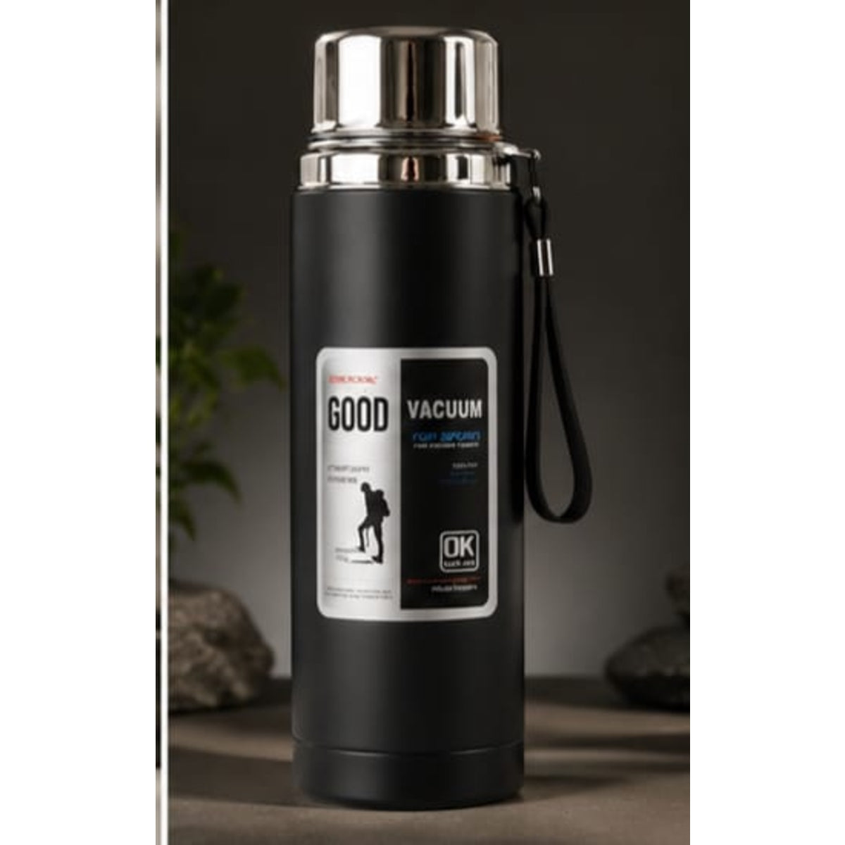 Premium 800ml/1000ml Stainless Steel Water Bottle – Leakproof Insulated Water Flask (Random Color)
