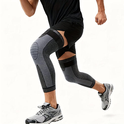 1 Pair - Knee Compression Support Sleeve Elastic Knee Brace For Pain Relief Sports Protection And Joint Stability (Random Color)