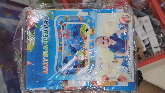 Baby Water Play Mat Inflatable Tummy Time Activity Play Mat for Infants & Toddlers