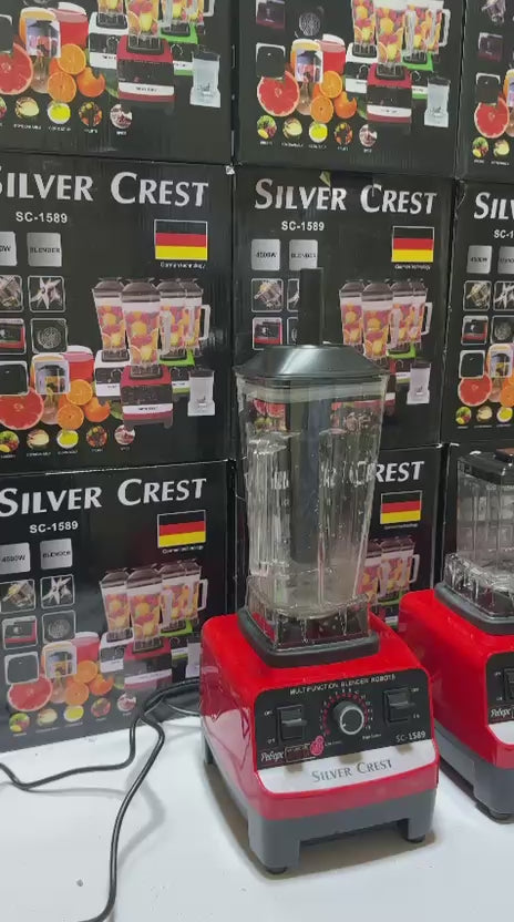 Silver Crest SC-1589 2 in 1 High Power Blender 4500W – Multi-Function Grinder & Smoothie Maker