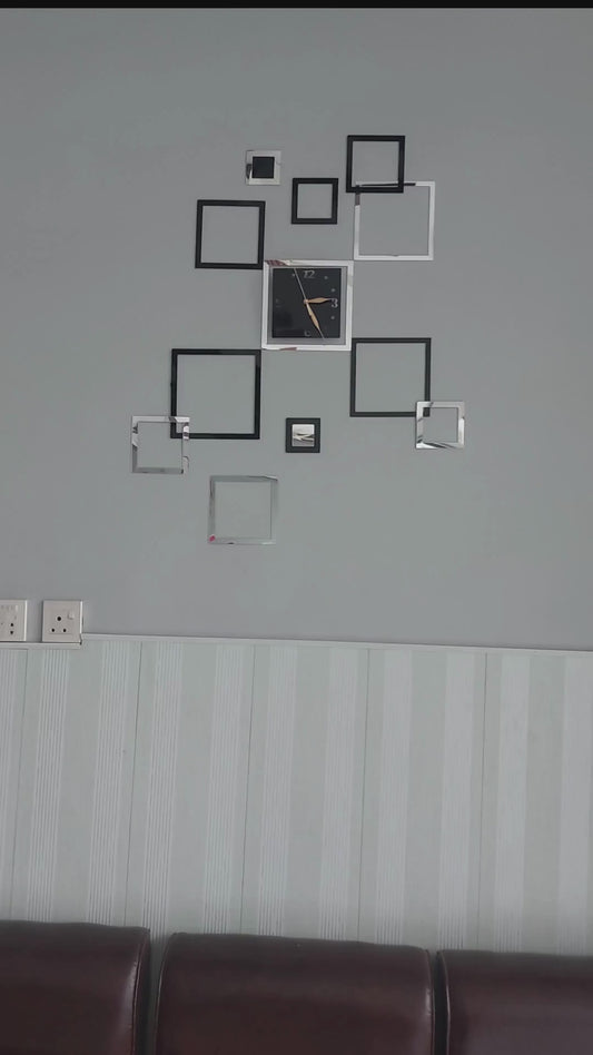 3D Acrylic Decorative Wall Clock