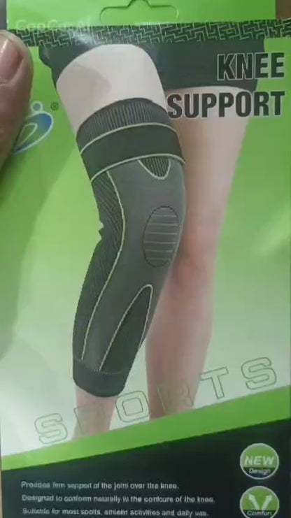 1 Pair - Knee Compression Support Sleeve Elastic Knee Brace For Pain Relief Sports Protection And Joint Stability (Random Color)