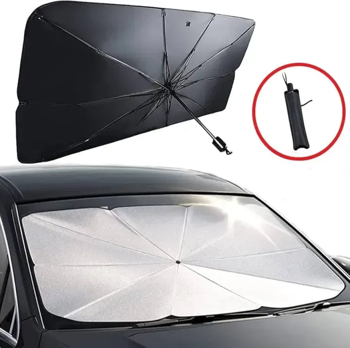 Foldable Car Windshield Sunshade Umbrella Heat Shield UV Protection For Front Windshield Interior Protection