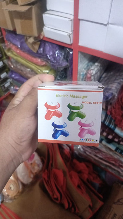 Portable Mini Mimo Massager Cell Operated Handheld Body Massager Without Cell ABS Material - Random Color