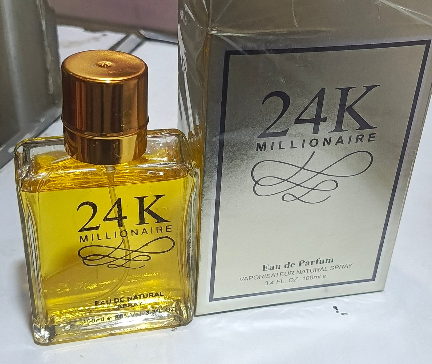 24K MILLIONAIRE Eau De Parfum for Men – Premium Long-Lasting Luxury Vaporisateur Natural Spray - 100ml