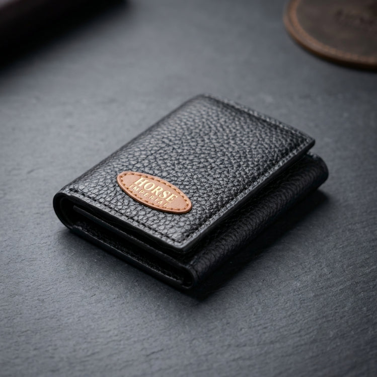 Horse Imperial Premium Tri-Fold Wallet – 10 Card Slots | Dual Cash Pockets | Zipper Pocket | Unisex Wallet