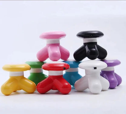 Portable Mini Mimo Massager Cell Operated Handheld Body Massager Without Cell ABS Material - Random Color