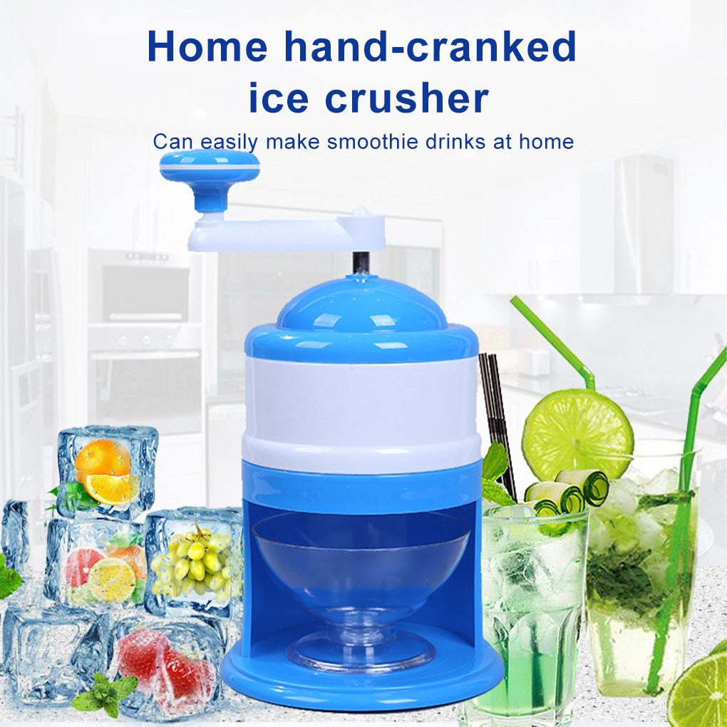 Manual Ice Crushing Shaver Maker Machine Gola Ganda Household Ice Crusher For Refreshing Summer Treats