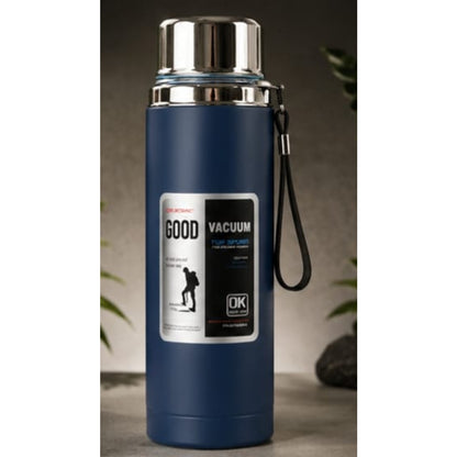 Premium 800ml/1000ml Stainless Steel Water Bottle – Leakproof Insulated Water Flask (Random Color)