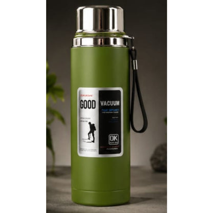 Premium 800ml/1000ml Stainless Steel Water Bottle – Leakproof Insulated Water Flask (Random Color)