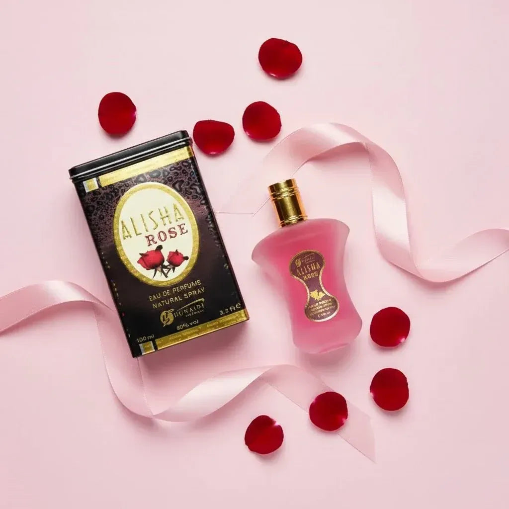 Alisha Rose Perfume By Hunaidi For Women EDP 100ml Elegant Long Lasting Floral Fragrance
Rs