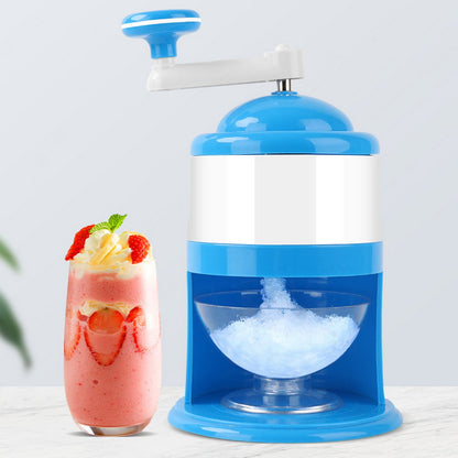 Manual Ice Crushing Shaver Maker Machine Gola Ganda Household Ice Crusher For Refreshing Summer Treats