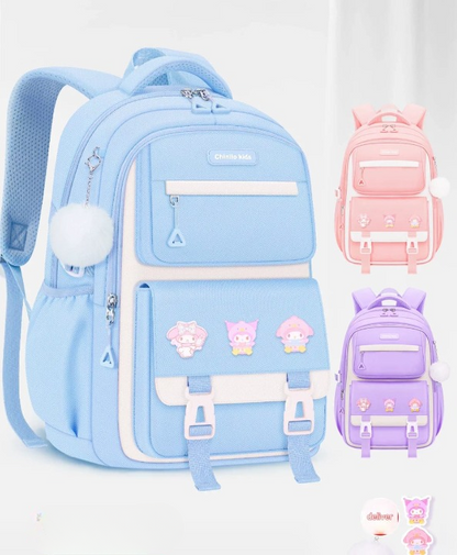 Premium School Bag | Waterproof Backpack | 43cm x 30cm | Spacious & Durable | For Students up to Grade 5