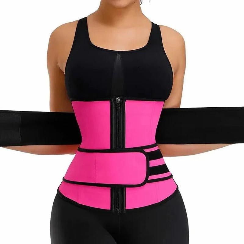 Waist Trainer Belt-Slimming Body Shaper Belts Sport Girdle  (Black) Original