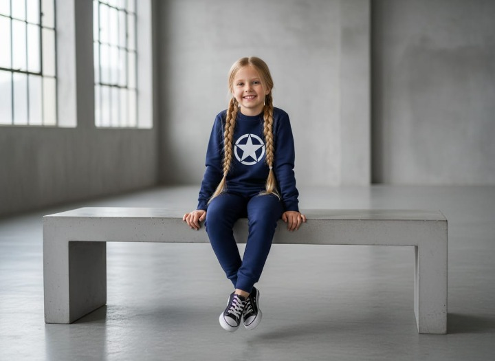 Star Printed Sweatshirt & Pajama Trouser Tracksuit for Kids | Winter Warm Fleece Clothing Set Outfit for Boys & Girls – Cozy & Stylish | FOR BABY AND KIDS