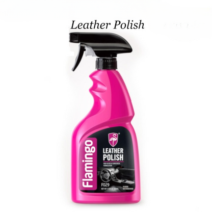 Flamingo Leather Polish 500ML – Premium Shine & Protection for All Leather Surfaces