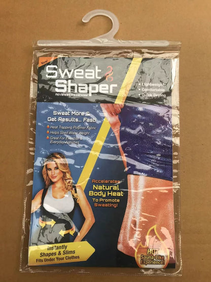 Women Sweat Shaper Weight Loss Fat Burning Trainer Slimming Tummy Control Reducing Shapewear Workout Fat Burner  (black )