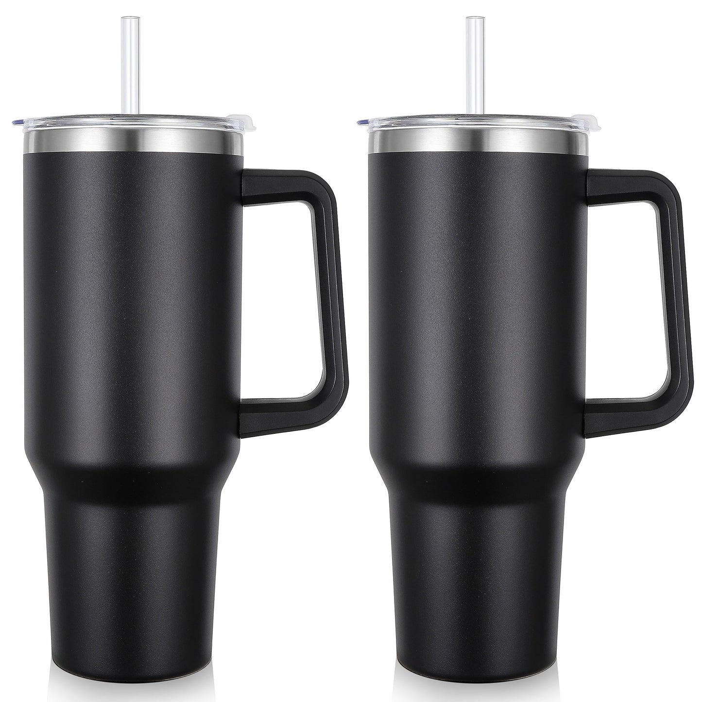 Insulated Tumbler 40oz Stainless Steel Vacuum Cup Thermal Mug for Ice Coffee Travel Car Cup 1200ML