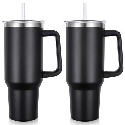 Insulated Tumbler 40oz Stainless Steel Vacuum Cup Thermal Mug for Ice Coffee Travel Car Cup 1200ML