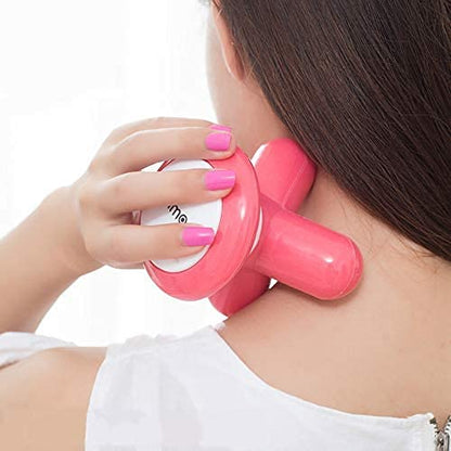 Portable Mini Mimo Massager Cell Operated Handheld Body Massager Without Cell ABS Material - Random Color