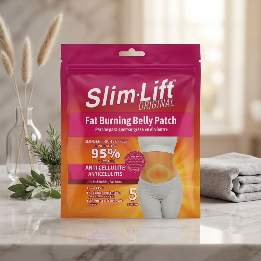 Slim Lift Fat Burning Belly Patch - 5 Pieces Set For Targeted Abdominal Support And Daily Convenience