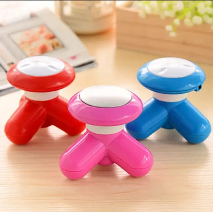 Portable Mini Mimo Massager Cell Operated Handheld Body Massager Without Cell ABS Material - Random Color