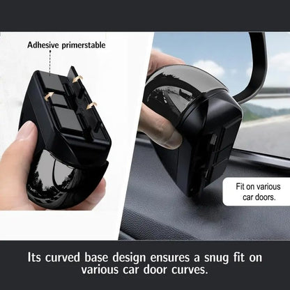 Portable Car Ashtray Door Mounted Smokeless Ash Tray With Lid Auto Truck Trash Bin Garbage Can Stainless Steel Liner Accessory
