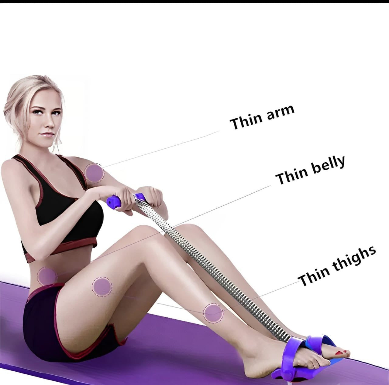 Tummy Trimmer Spring Bally Fat Burner | Home Gym Workout for Weight Loss