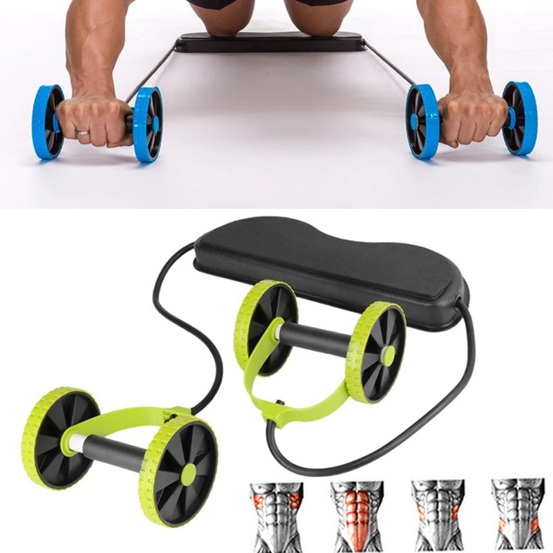 GENERIC REVOFLEX XTREME HOME GYM ABS ROLLER (random color)